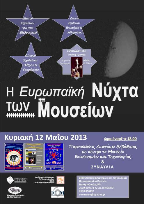 Ευρωπαϊκή Νύχτα Μουσείων 2013
