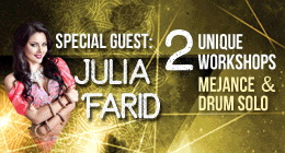 Σεμινάρια oriental me tο νέο αστέρι JULIA FARID