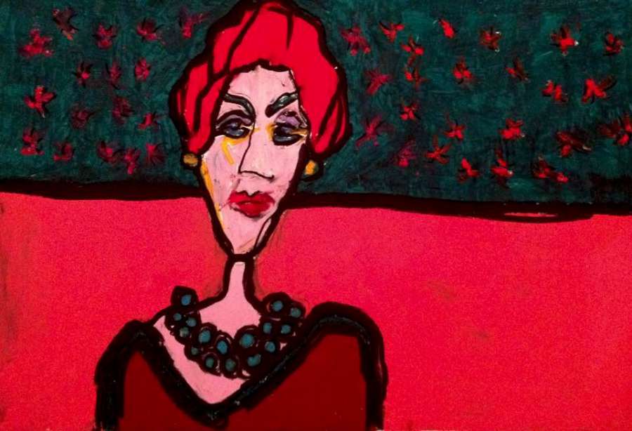 «The Lady with the Necklace - Untitled»