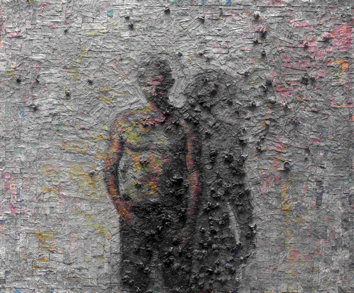 ΠΕΤΡΟΣ ΚΑΡΑΒΕΒΑΣ μετά το χρωμα 1.60x1.90cm