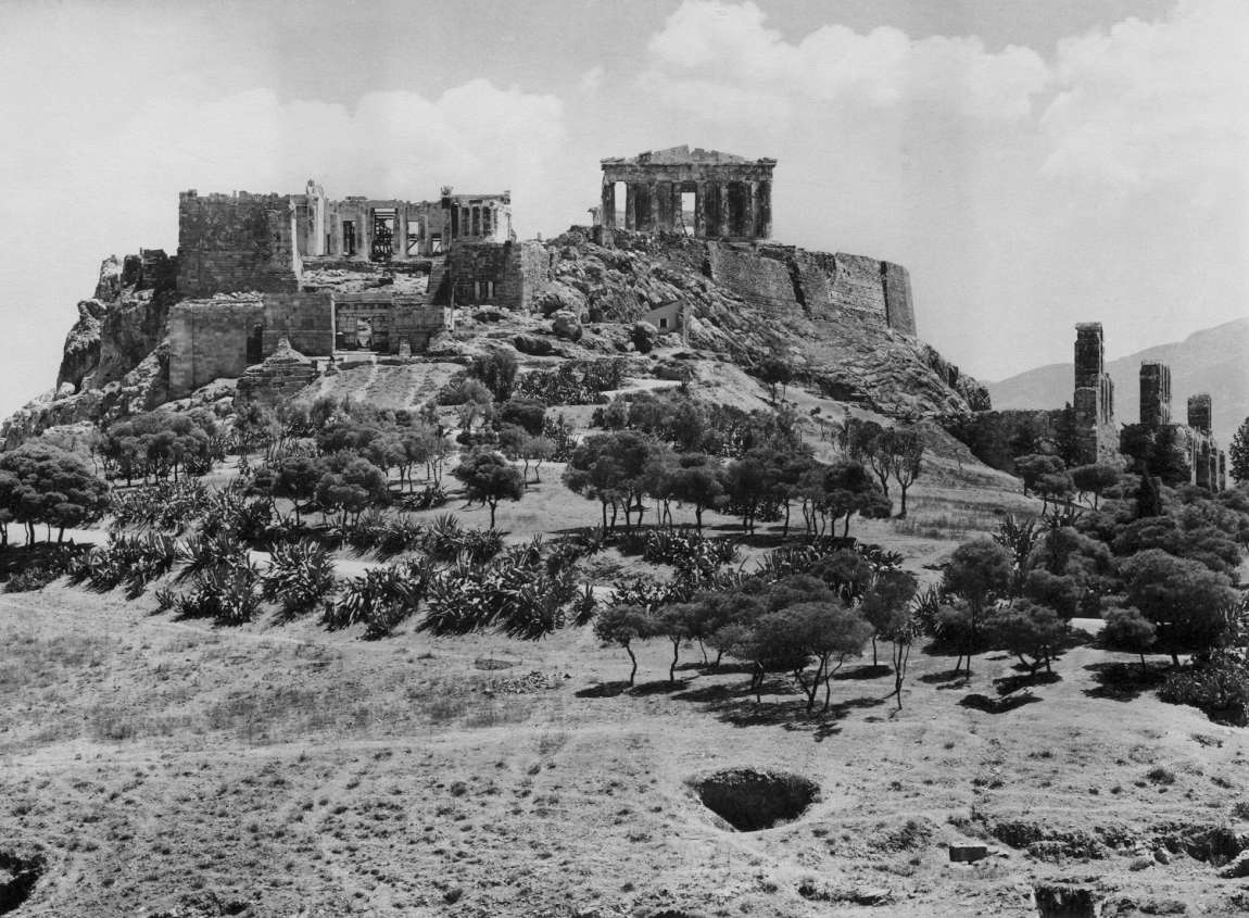 Fred Boissonnas, Η Ακρόπολη, πανοραμική θέα από τα δυτικά, 1912 Συλλογή Ιωάννη Τρικόγλου, Κεντρική Βιβλιοθήκη ΑΠΘ Thessaloniki PhotoΒiennale 2021