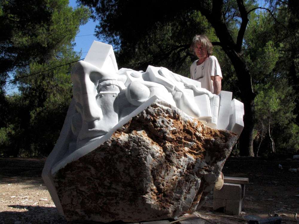   2008, Συμπόσιο Γλυπτικής στην Άνοιξη- Αττικής, Προσωπικό Αρχείο Κ. Ρόκου